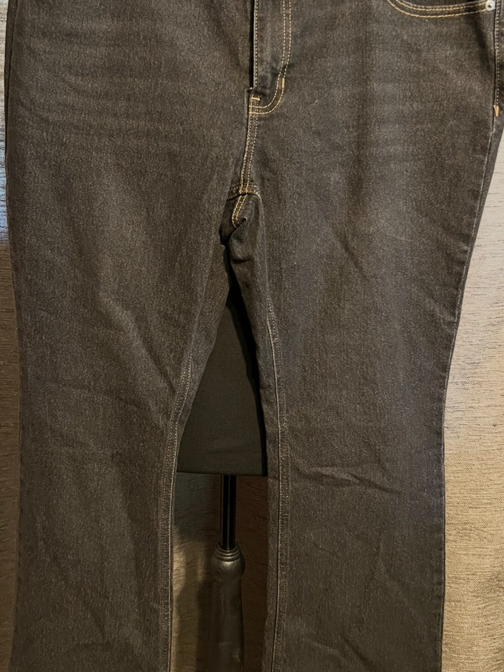 No Boundaries Charcoal Straight-Leg Jeans